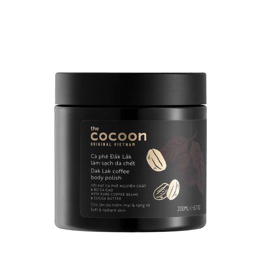 Tẩy Tế Bào Chết COCOON Cà phê Đắk Lắk body cơ thể 200ml dạng hũ và dạng túi 600ml tiết kiệm