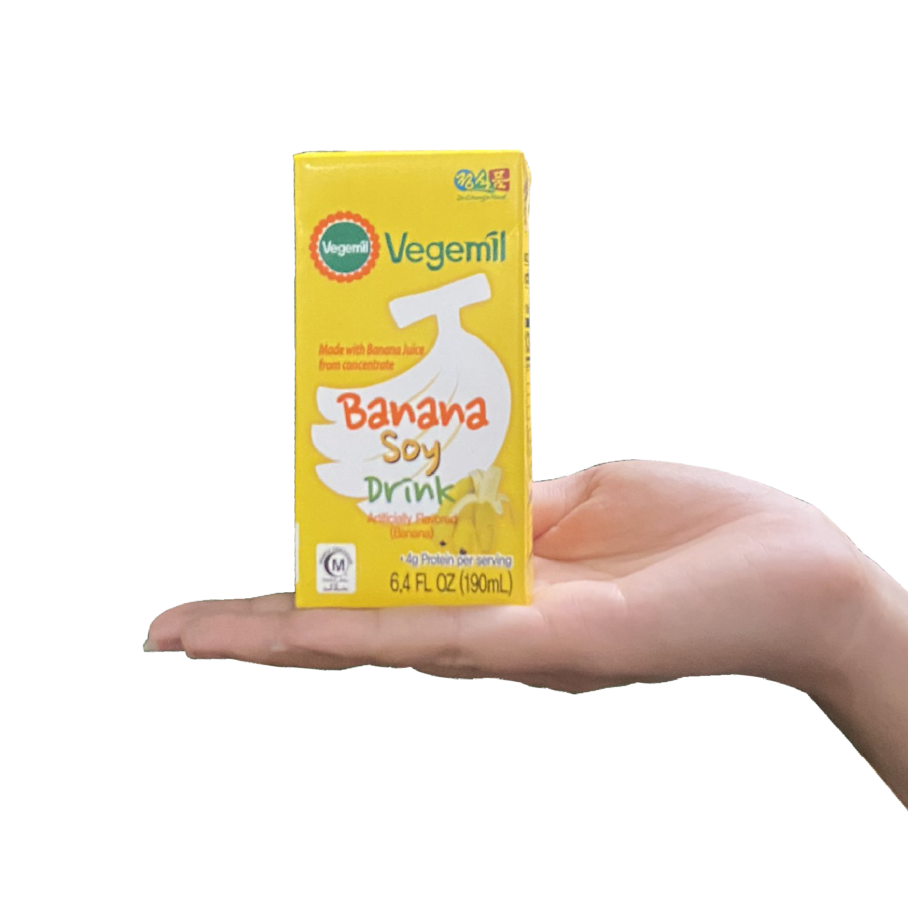 Vegemil Banana Soymilk 190ml (16 packs/boxes)
