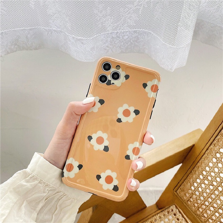 Ốp lưng iphone cao cấp full viền ốp silicon  hoa cam vàng dành cho iphone6/ iphone 6 plus/ iphone 7/ iphone 7plus/ iphone 8/ iphone 8plus/ iphone X/ iphone Xs max/ iphone 11/ iphone 11 pro/ iphone 11 pro max