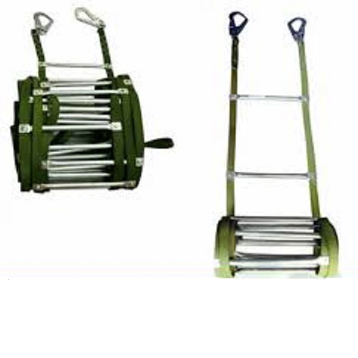 10-Meter Emergency Rope Ladder, Fire Fighting Rope Ladder, Supports Working at Height