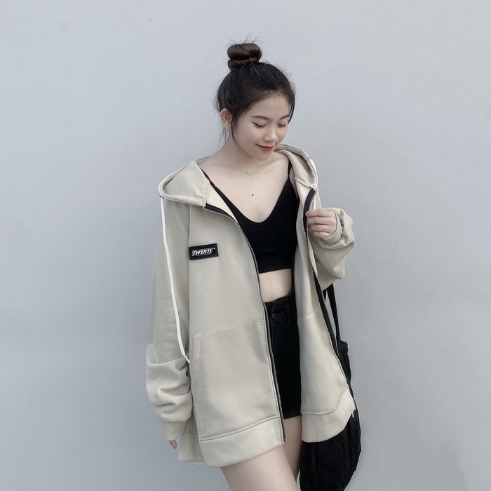 [Nhập Lazxuhuong03 - Giảm 40k/299k]ÁO HOODIE ZIP TWENTI TAG MẠC THỜI TRANG