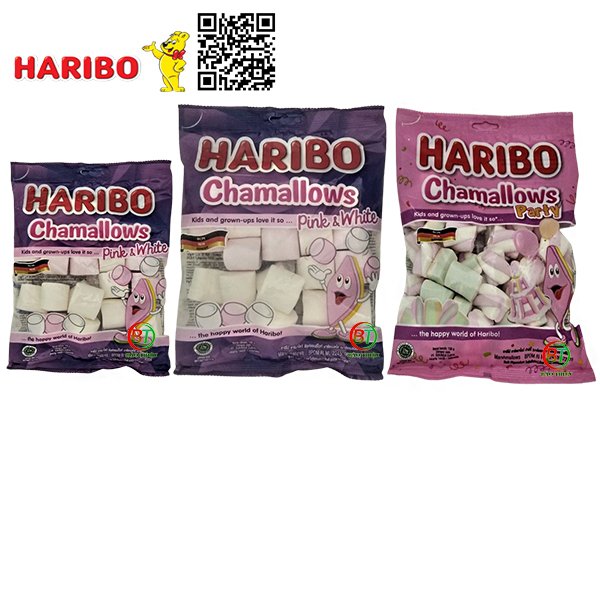 Kẹo Xốp Haribo Chamallows gói từ 70g và 150g