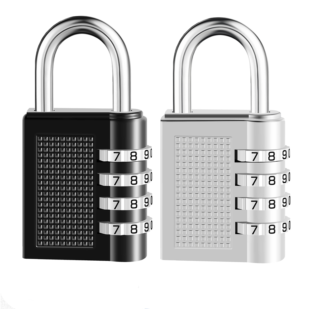 Ổ khóa số không cần chìa đổi mã tùy ý - ổ khóa mã số bằng inox 4 số xoay ổ khóa mật mã tiện dụng