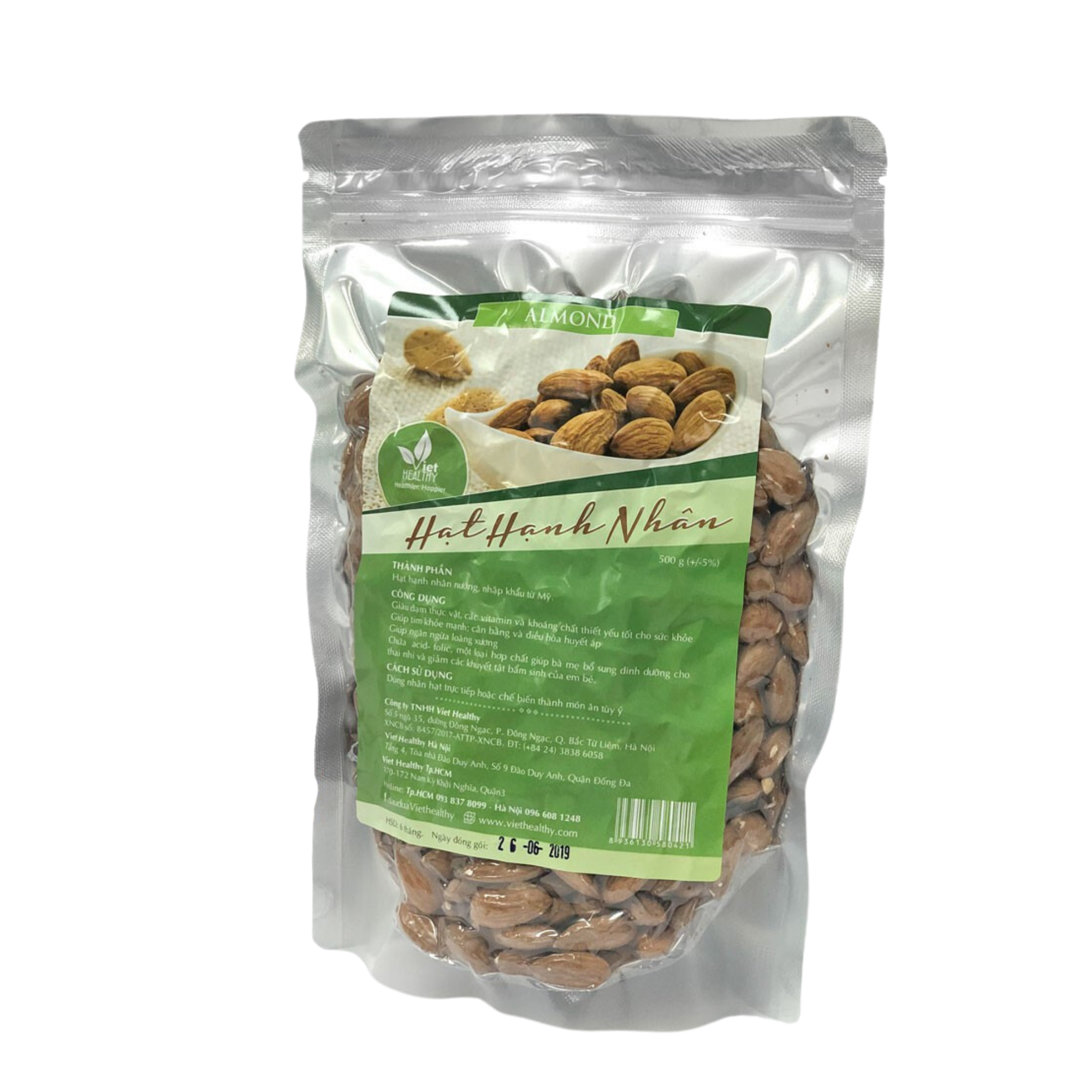 Viet Healthy Almonds 500Gr