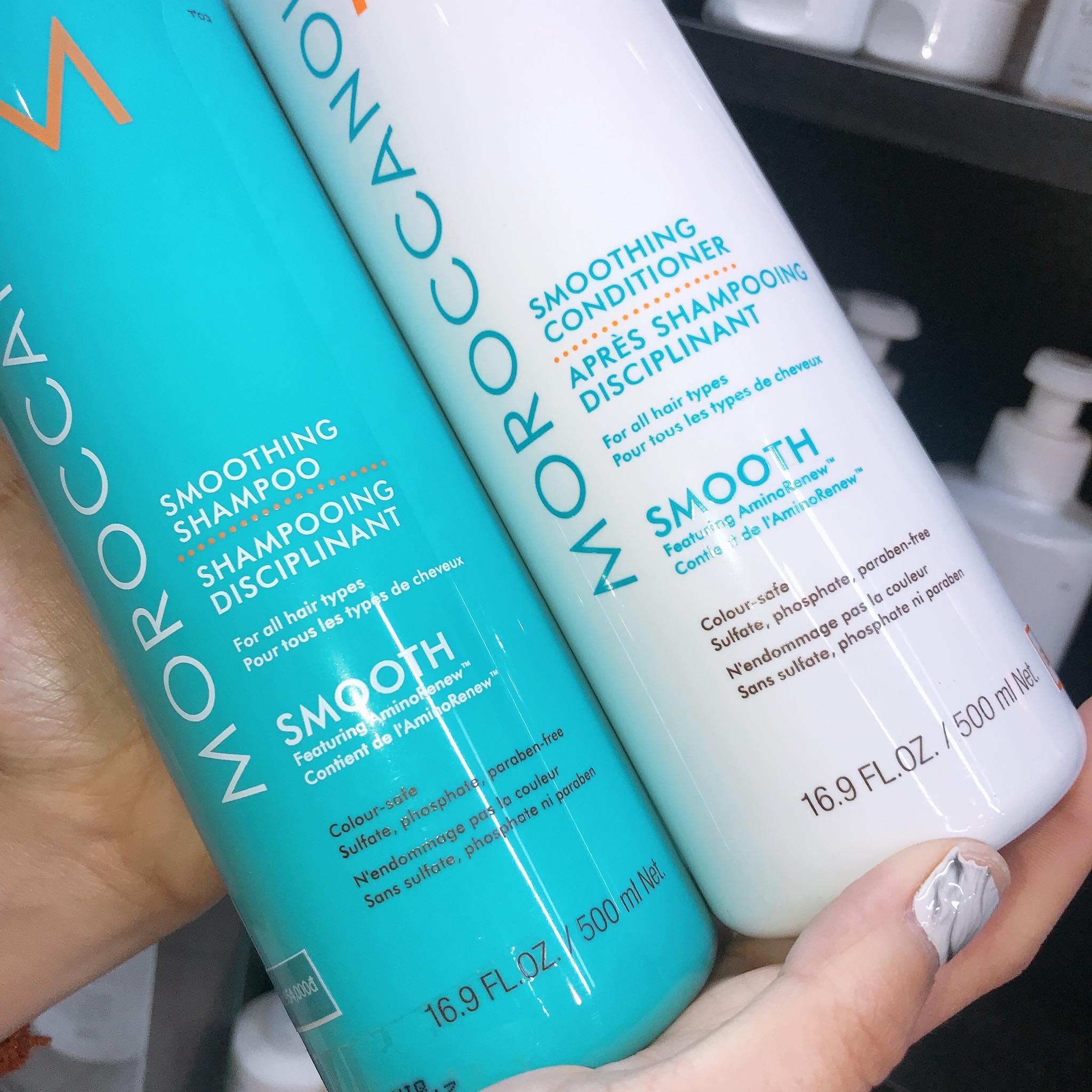[HCM]Dầu gội xả suôn mượt Smooth Moroccanoil 500mlx2