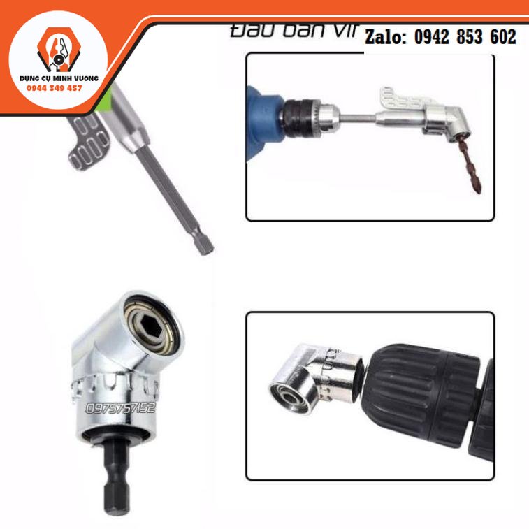 Đầu chuyển hướng bắt vít máy khoan, chuyển hướng máy khoan bắt vít góc chuôi lục giác