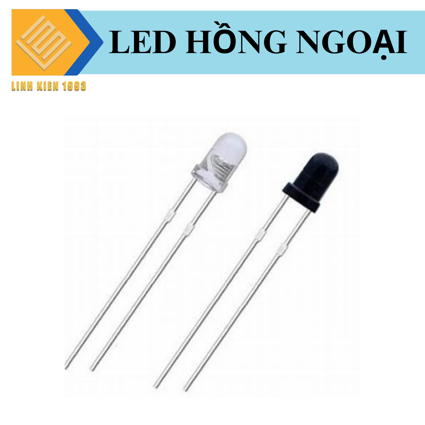 ( 5 cặp ) Led thu phát hồng ngoại 5mm