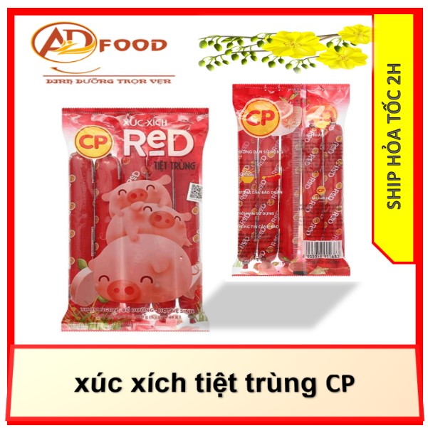 Xúc xích tiệt trùng cp gói 200gr