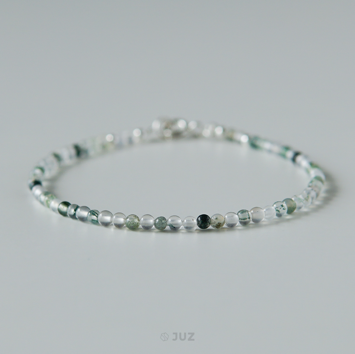 Vòng tay Moss agate 2.4mm