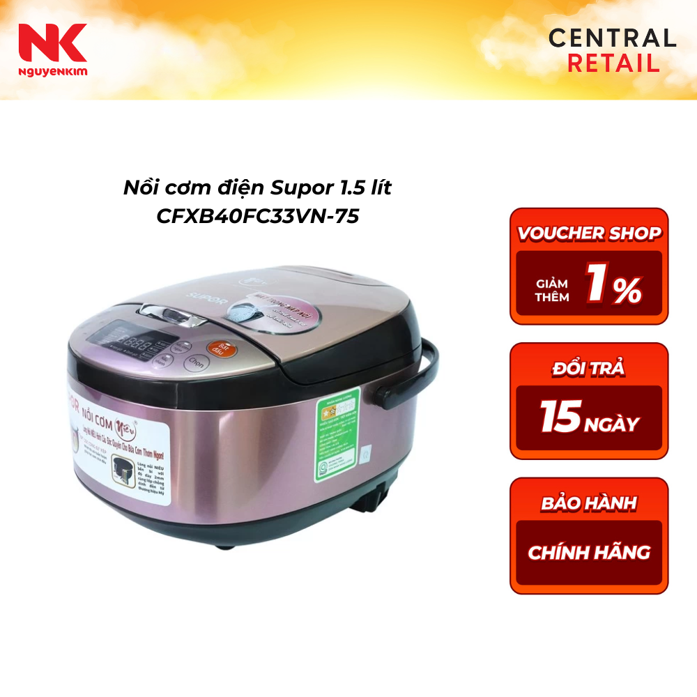 Supor 1.5 Liter Rice Cooker Cfxb40Fc33Vn-75