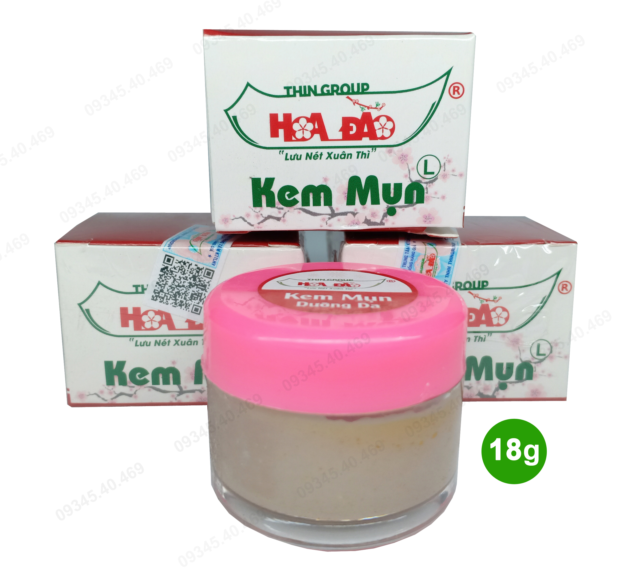 Kem mụn Hoa Đào dưỡng da ngừa thâm - 8g, 18g Thingroup