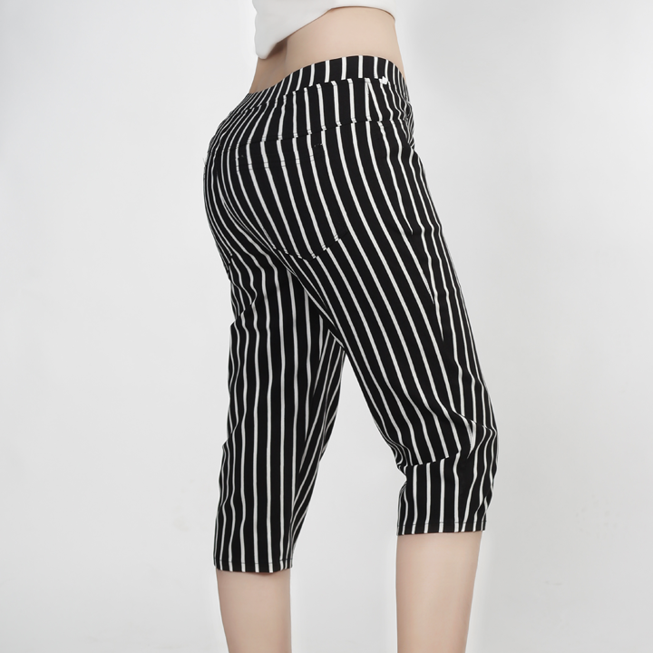 quần short lửng kaki co giãn nữ