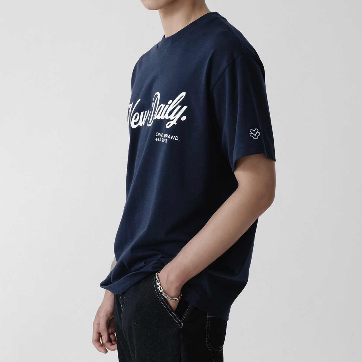 Áo thun Owlbrand Newdaily/ Navy