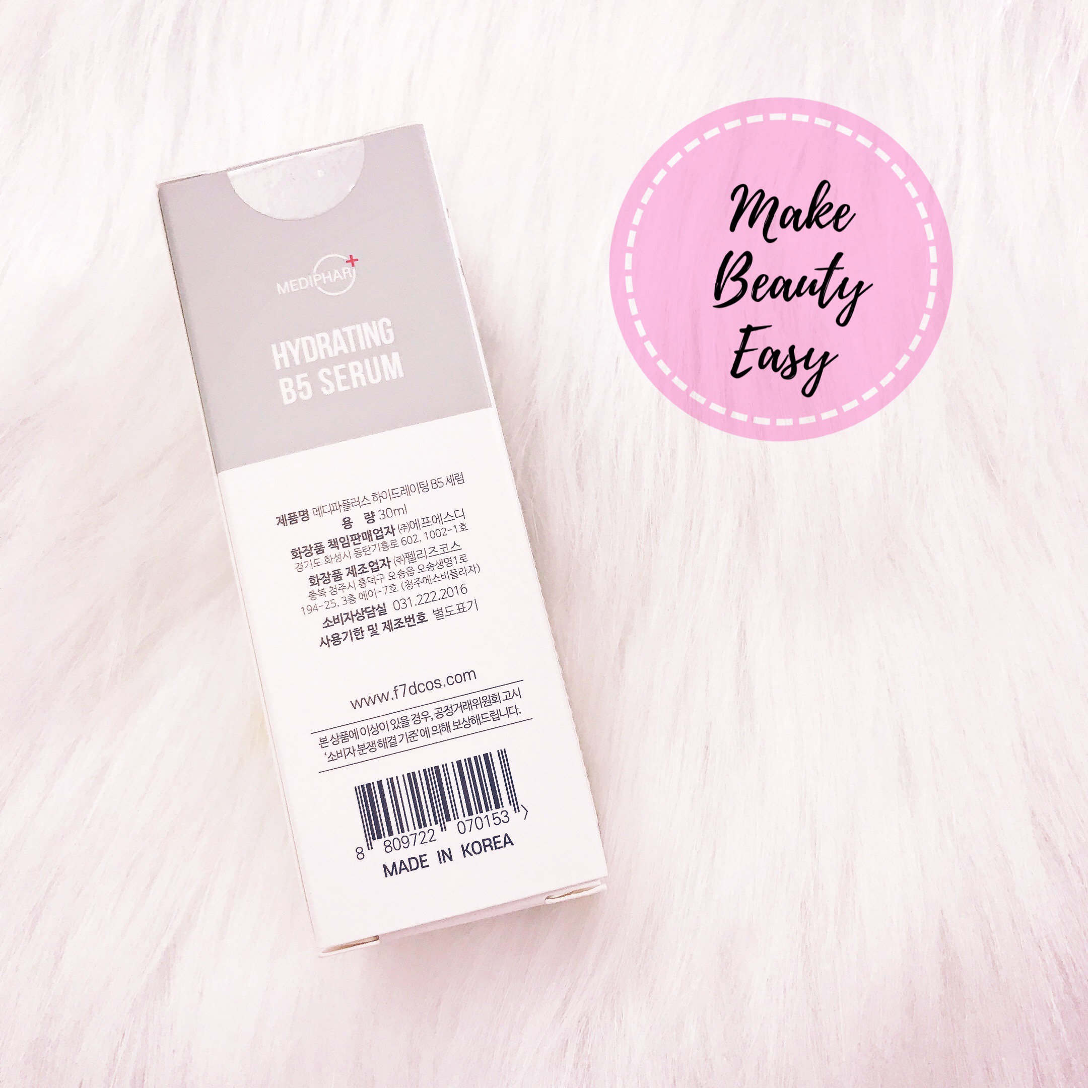 [HCM]Serum phục hồi cấp ẩm Mediphar+ Hydrating B5 30ml