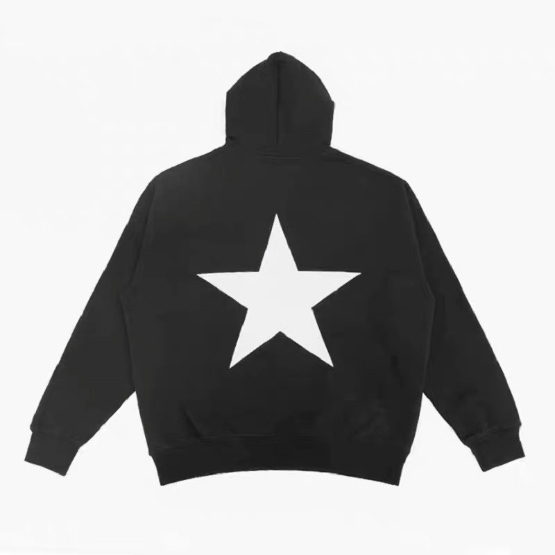 Áo khoác nỉ hoodies in hình ngôi sao phối chữ mặt trước áo cực sịn sò_chất nỉ pe mềm mịn cao cấp hót trend_ut