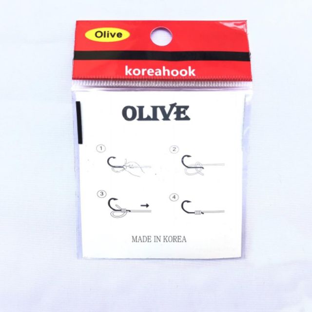 Lưỡi câu cá Chinu Olive Korea Hook