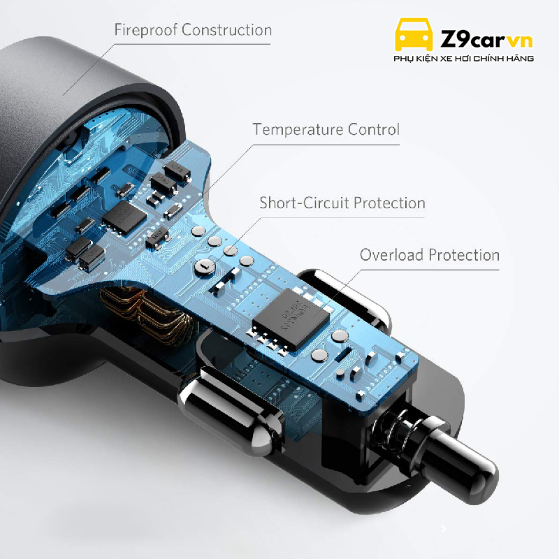 Tẩu sạc ô tô Anker PowerDrive PD +2