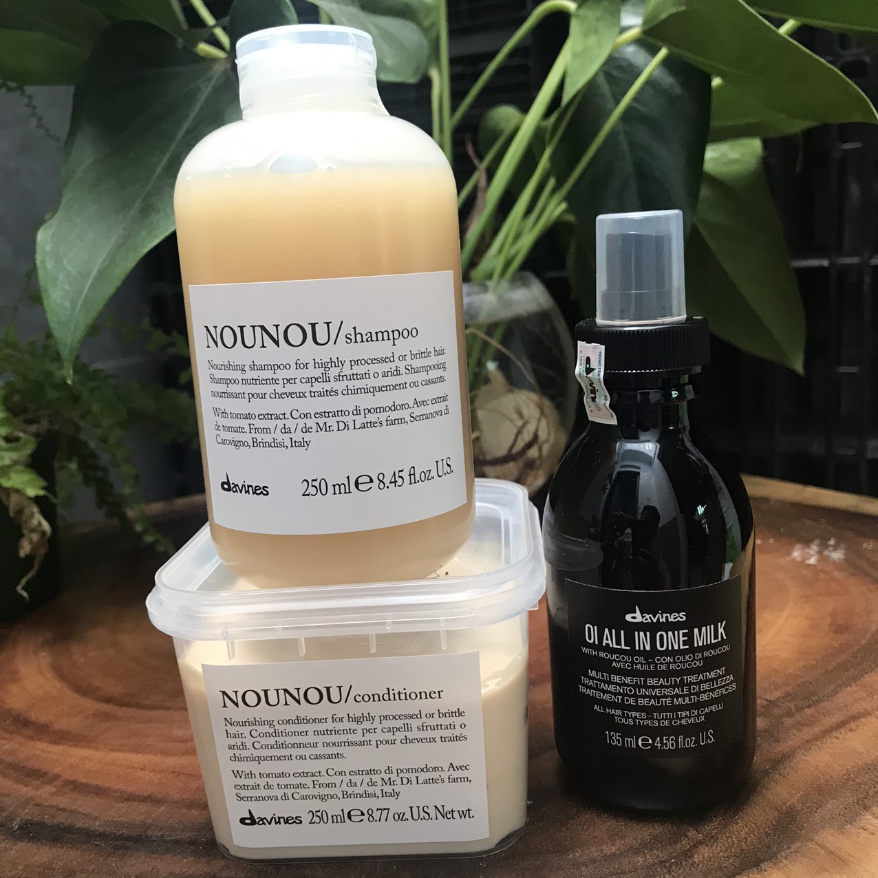 Combo gội xả nounou và xịt dưỡng 10 trong 1 davines ý
