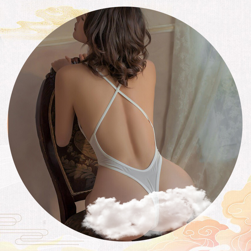 Bodysuit ren hoa dây chéo lưng gợi cảm BT5227