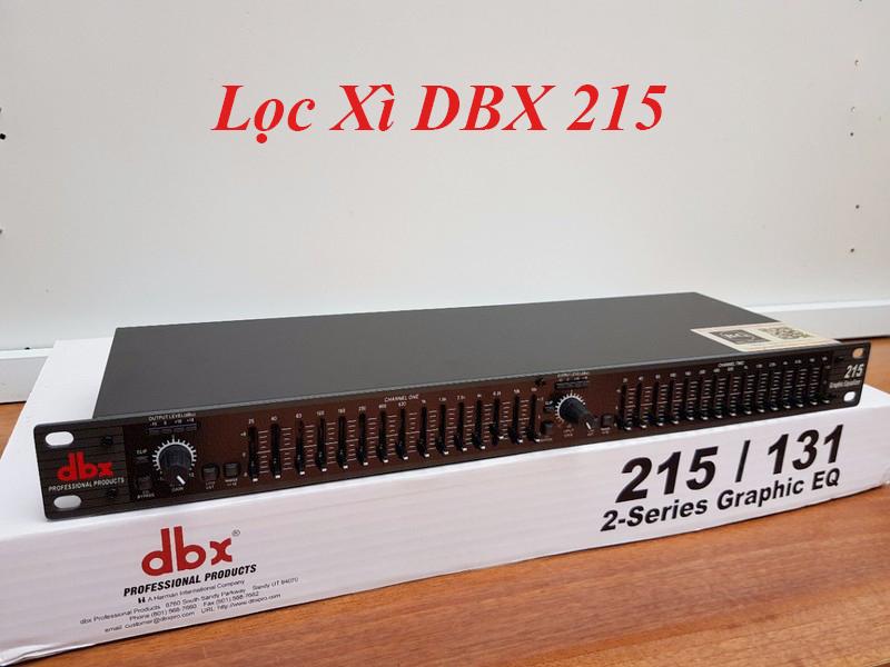 Lọc tiếng Equalizer DBX -215( loại 1)