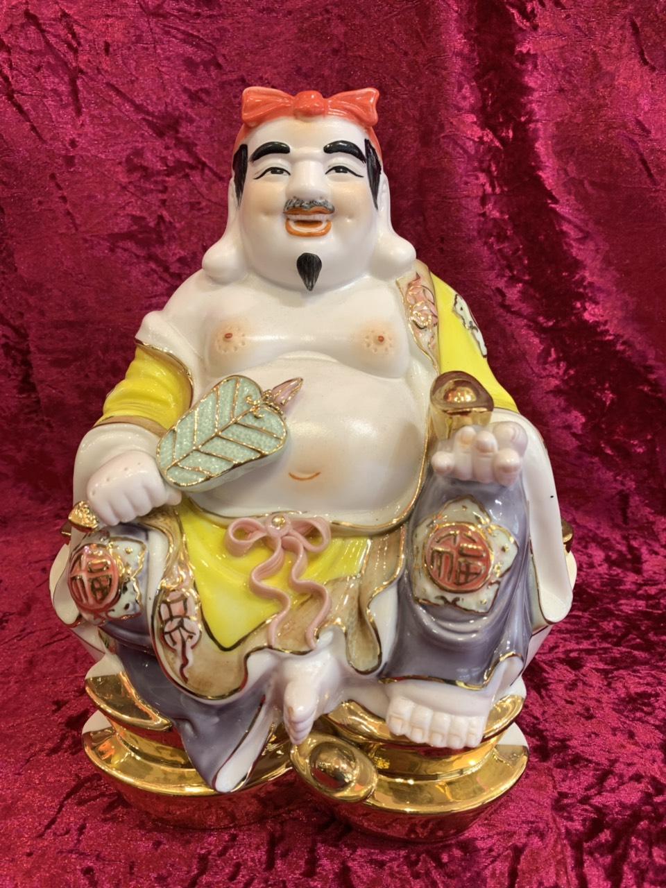 THẦN TÀI ÔNG ĐỊA SỨ MÀU 27 CM