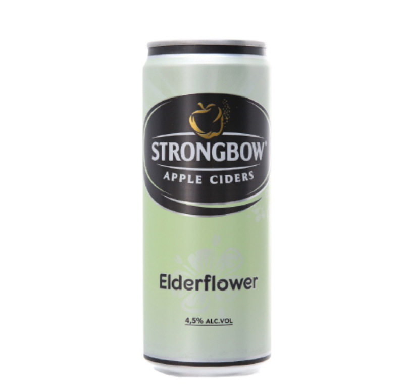 1 lon strongbow hoa elderflower 330ml