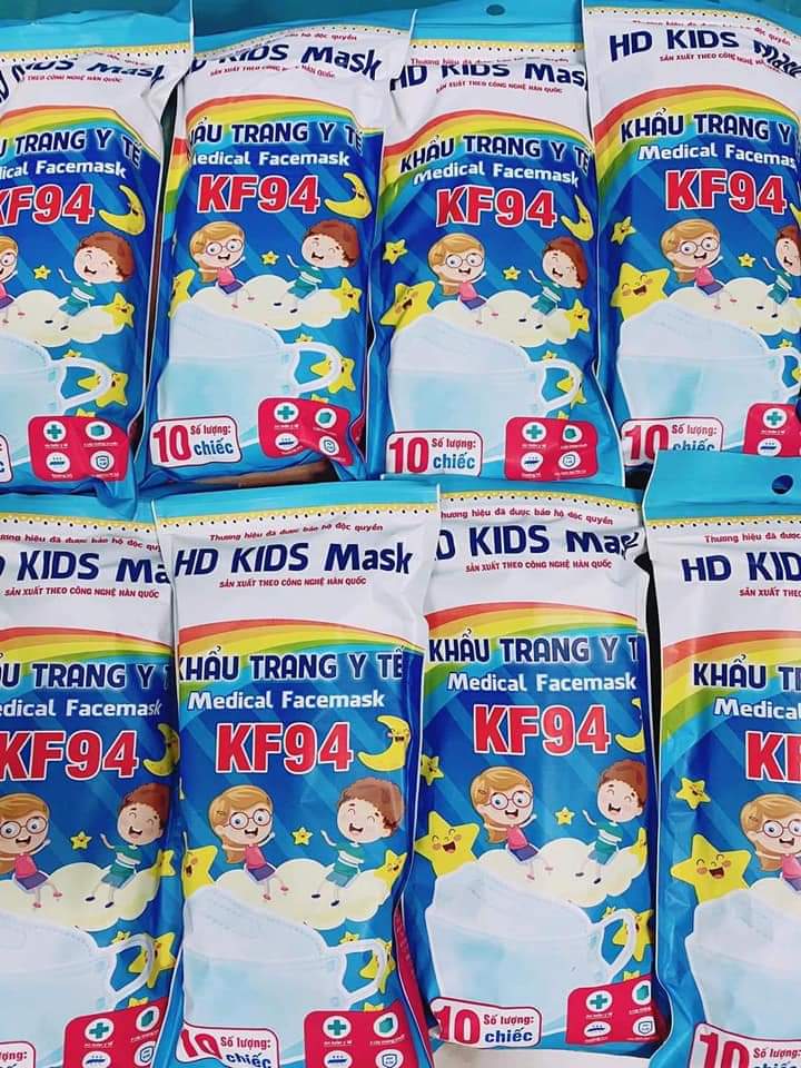 Khẩu trang trẻ em KF 94  HD Mask ( gói 10c)