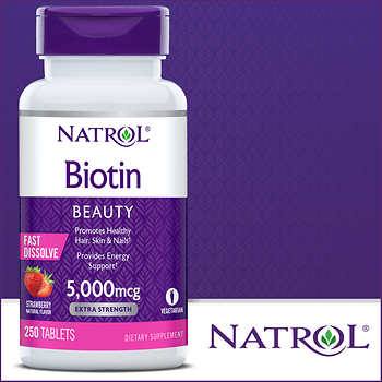 Biotin Beauty - Đẹp Da, Mọc Tóc, Móng Khoẻ 5000MCG 250 Viên