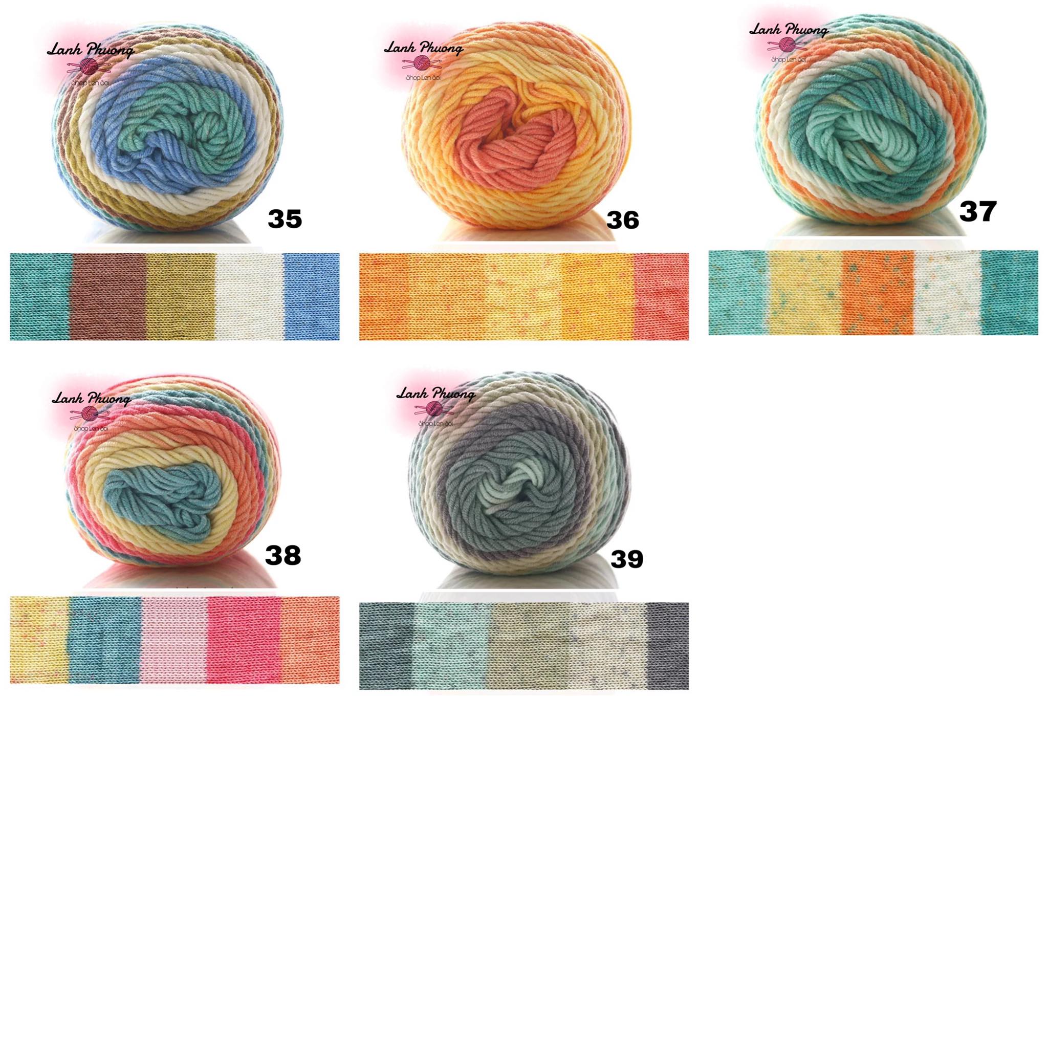 [HCM]Len Cầu Vồng Rainbow 100gr