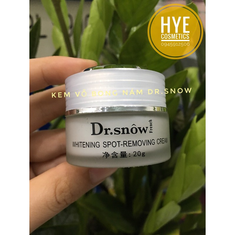 Kem vỗ bong nám Dr.snow cặp 2 lọ