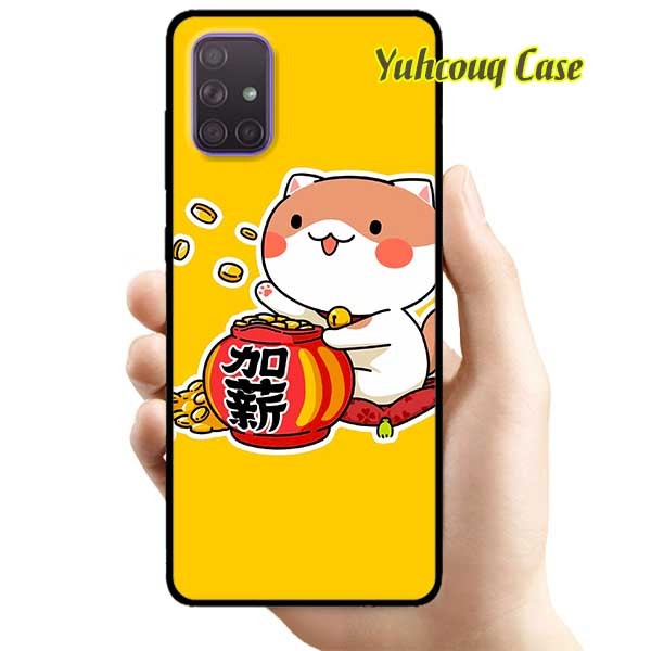 Ốp lưng dành cho samsung m51 - mèo may mắn 6