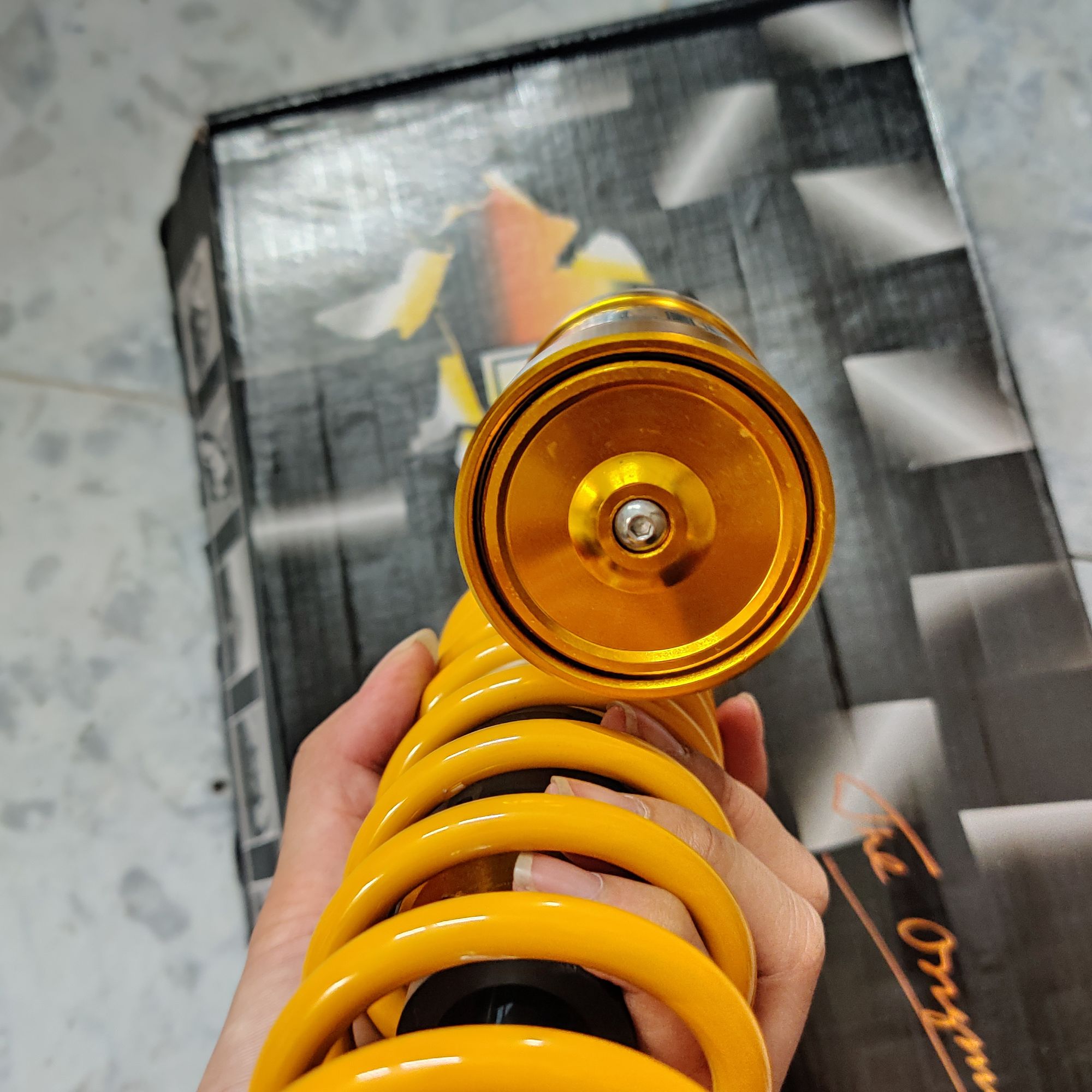 [HCM]Phuộc OHLINS bình dầu gắn Dr Wave CUP AXELO ELEGANT SUVIVA BLADE WIN