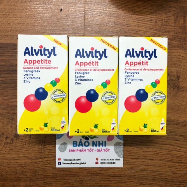 [RẺ VÔ ĐỊCH] Siro ăn ngon Alvityl Appettit Pháp