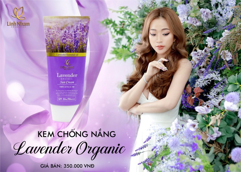 Kem chống nắng Lavender Organic- Linh Nham nhập khẩu