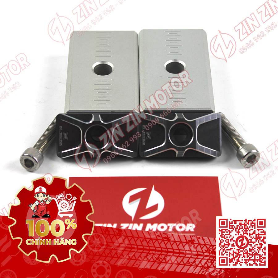 Pát Tăng Sên CNC Bạc - Satria Fi, Raider Fi - PV-Technik