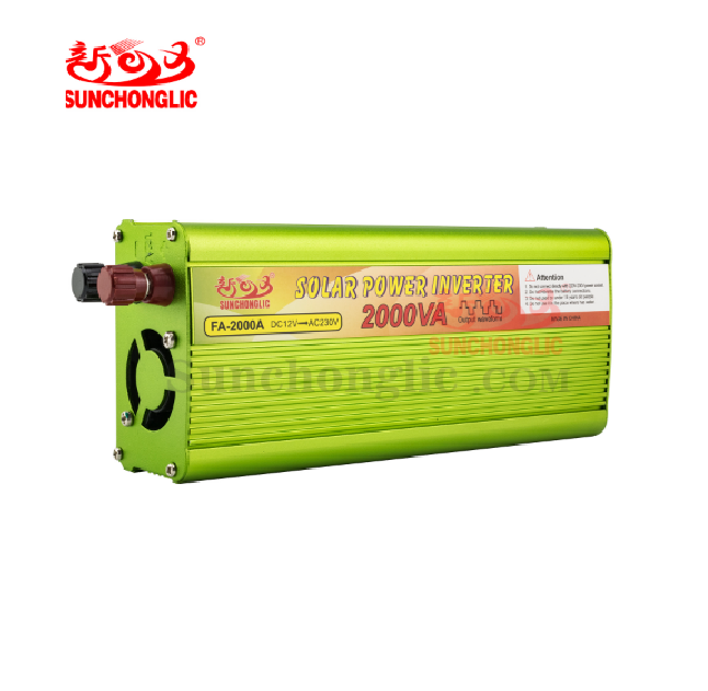 Bộ đổi điện 2000W 12V Sang 220V - Sunchonglic - FA-2000A