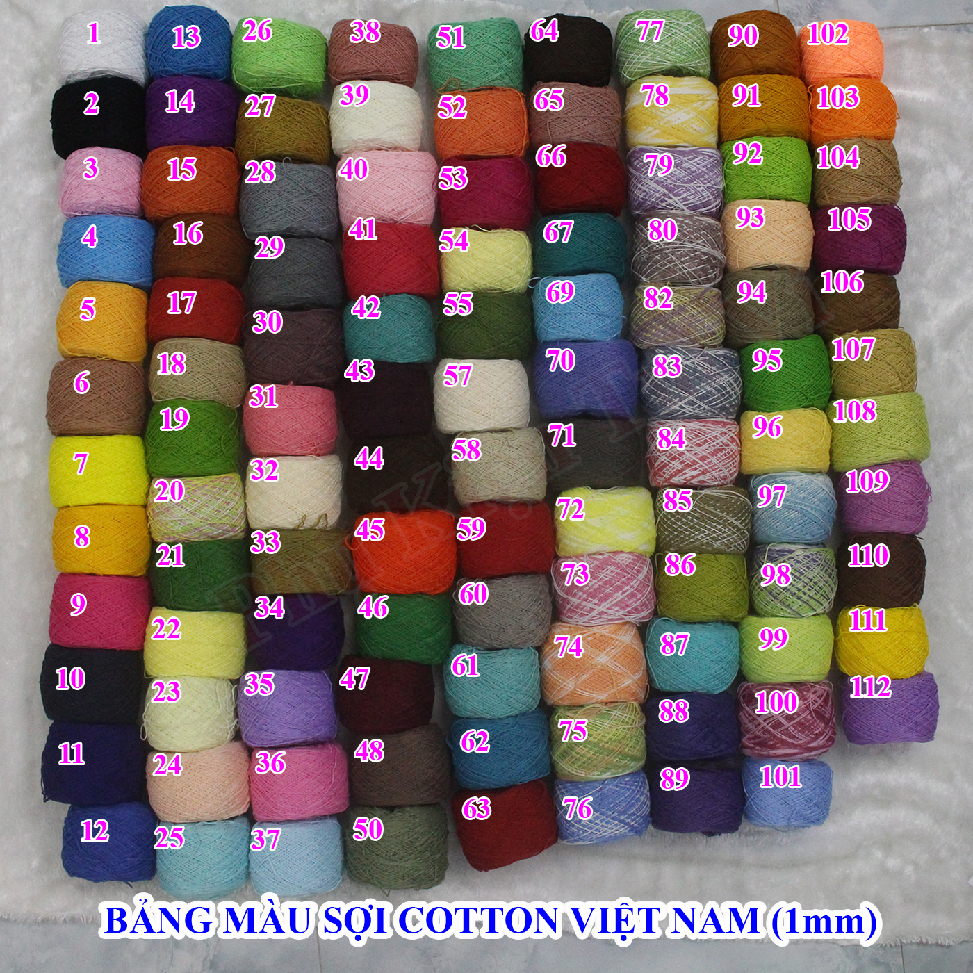Sợi cotton Việt Nam (1mm)