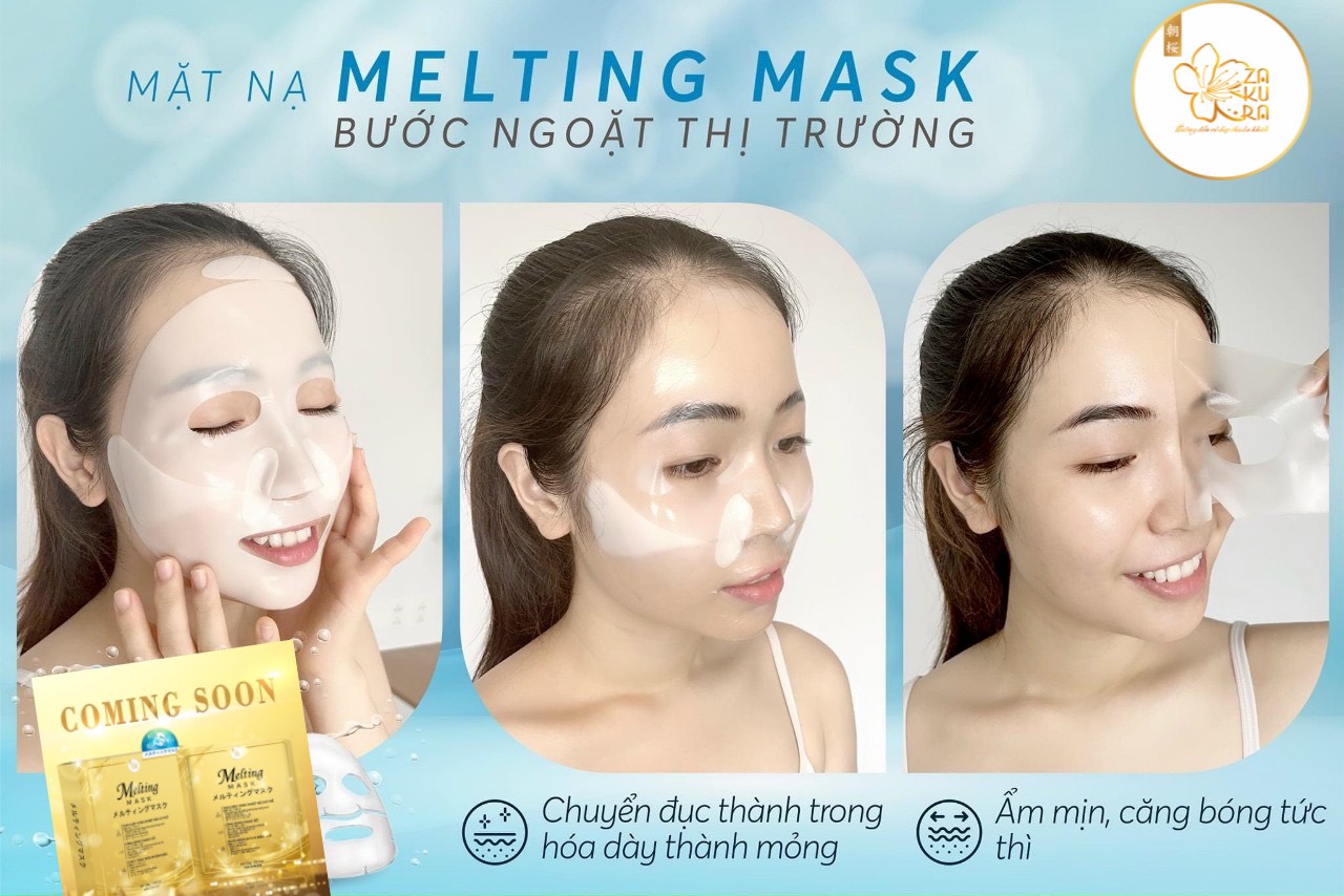 MẶT NẠ THẠCH COLLAGEN MELTING 1HỘP 3TÚI