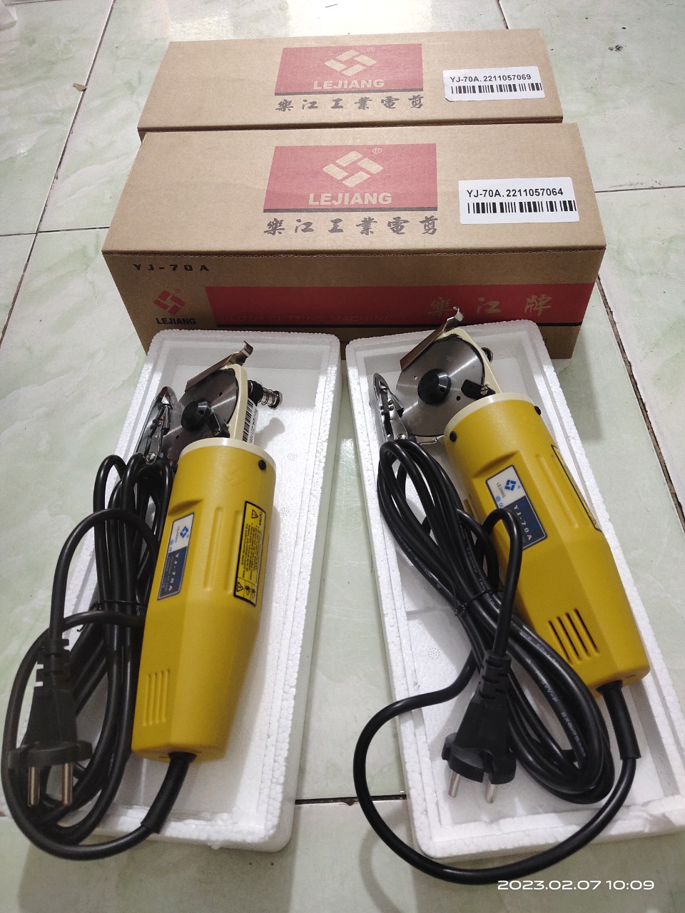 máy cắt vải đĩa 70cm hiệu lejang yj 70c