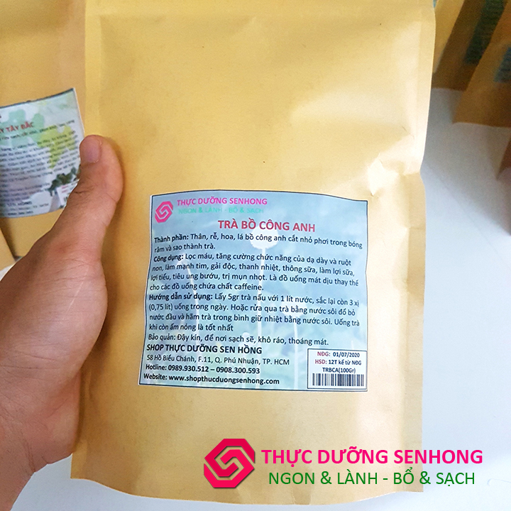[HCM]Trà bồ công anh (100gr) - Thực dưỡng Sen Hồng