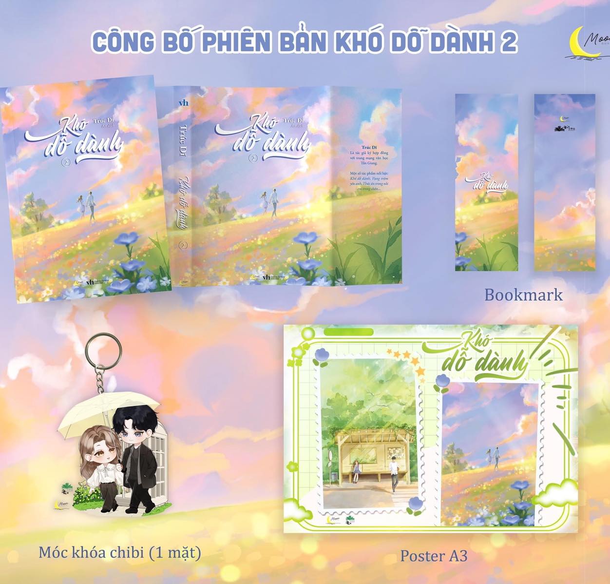 Sách - Tiểu Thuyết KHÓ DỖ DÀNH ( BỘ 2 TẬP) - Trúc Dĩ