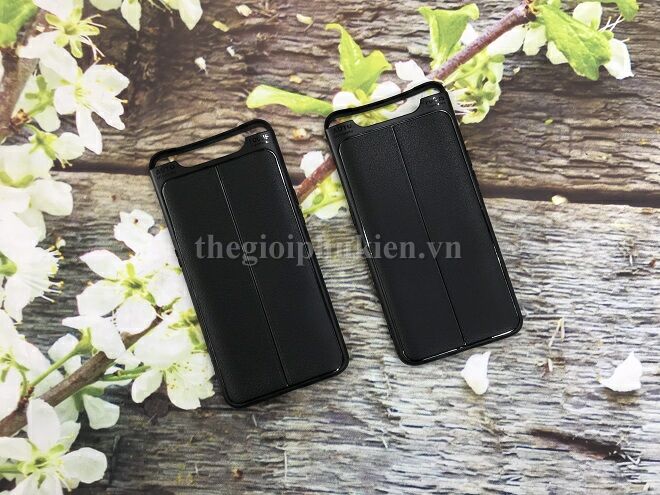 Ốp lưng SamSung Galaxy A80 silicon giả da, chống sốc Auto Focus