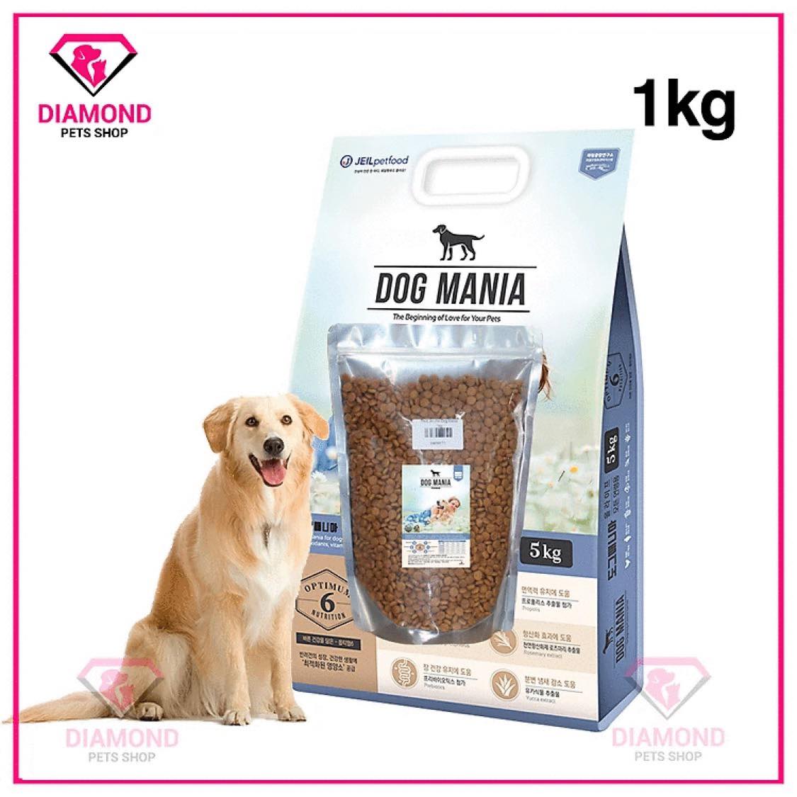Thức ăn hạt cho chó mọi lứa tuổi DOG MANIA 1KG Chiết
