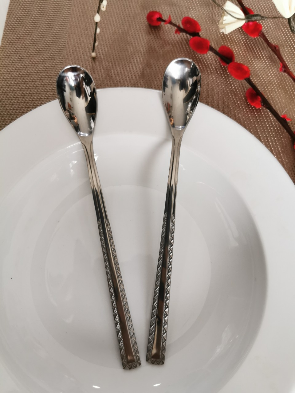BỘ 2 MUỖNG CAFE INOX 304 CARO