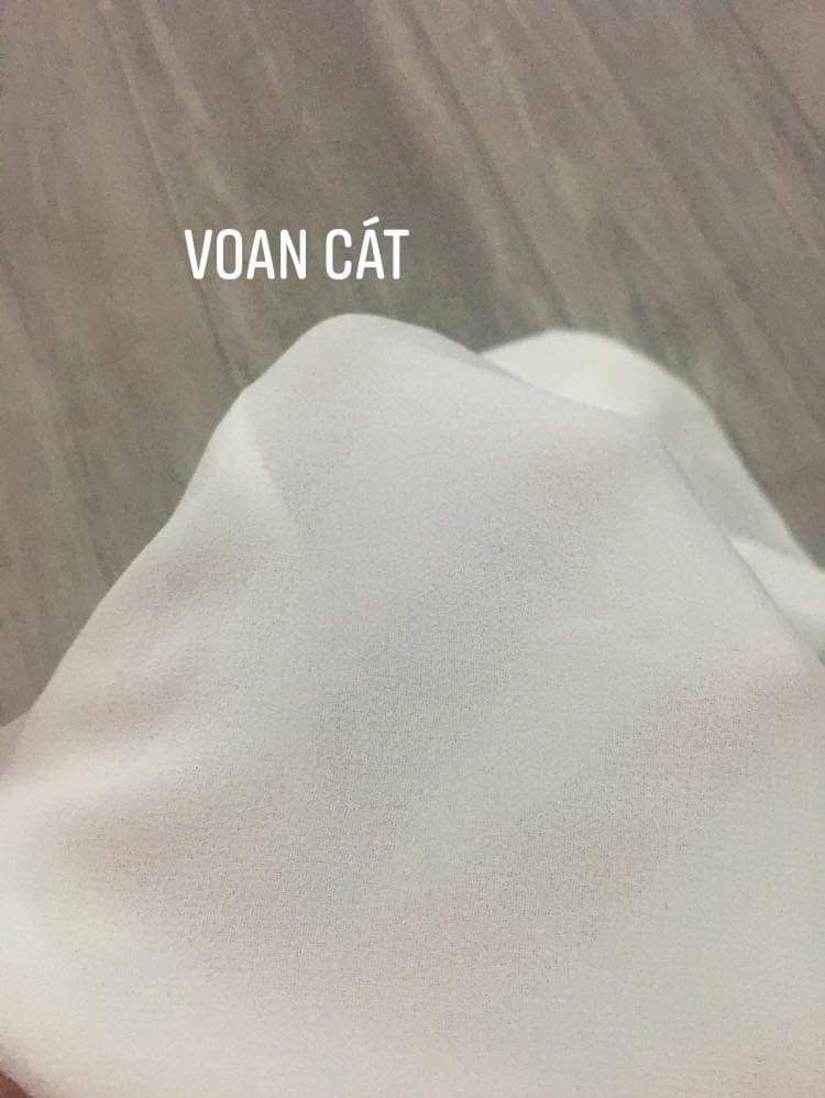 Vải voan cát may váy loại cao cấp