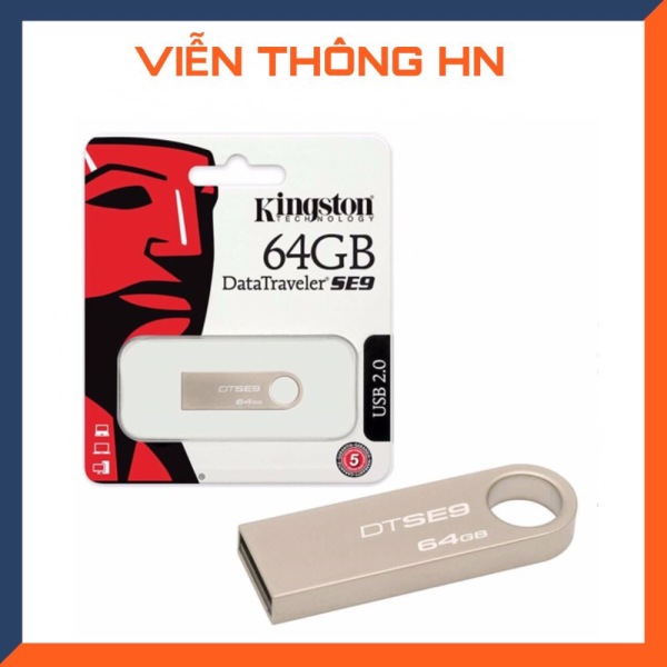 USB 2.0 Kingston data traveler se9 64gb  - dung lượng thực