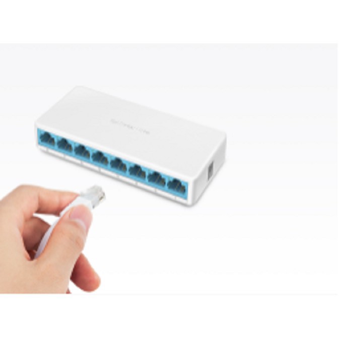 Bộ Chia Tín Hiệu Để Bàn 8 cổng 10/100Mbps Mercusys MS108 - Mới 100%