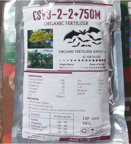 Phân dơi đức nguyên chất master organic- 1kg