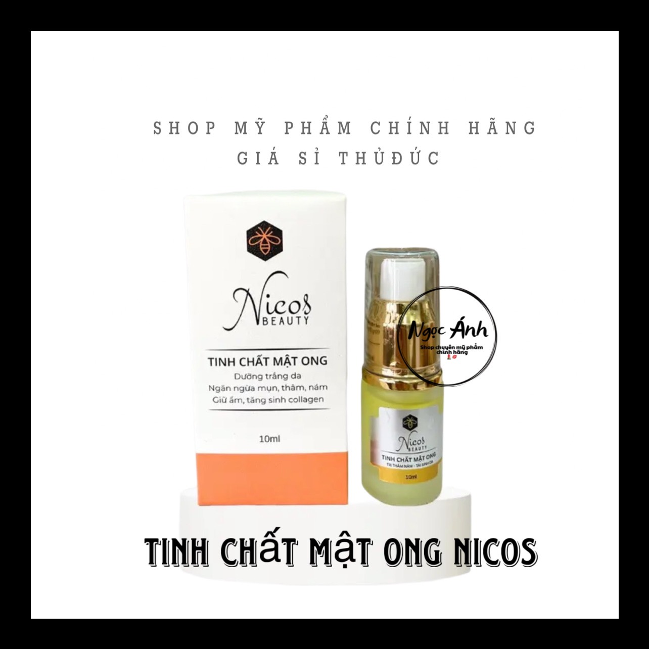 Serum Tinh Chất Mật Ong Nicos Beauty Chính Hãng