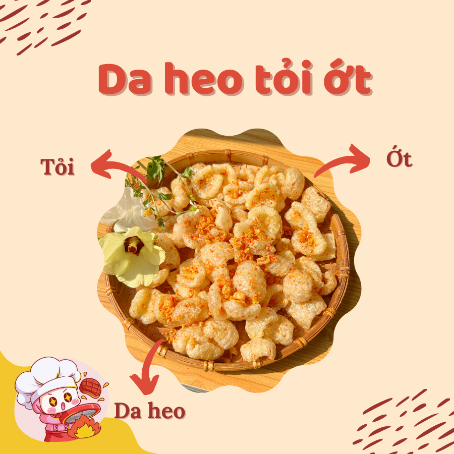 DA HEO CHIÊN TỎI ỚT